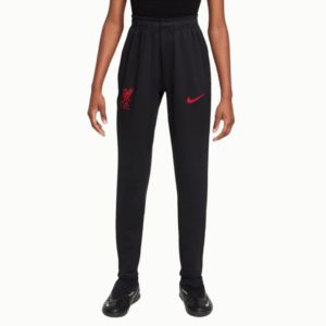 Liverpool Nike Æfingabuxur Svartar Barna